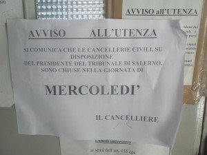 avviso cancelleria gdp salerno